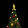 Árbol de Navidad preiluminado con luces y bolas verde 210 cm de , Arboles de navidad - Ref: Foro24-321501, Precio: 94,54 €, D...