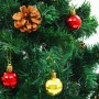 Árbol de Navidad preiluminado con luces y bolas verde 210 cm de , Arboles de navidad - Ref: Foro24-321501, Precio: 94,54 €, D...