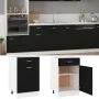 Armario inferior cajón cocina madera ingeniería negro de vidaXL, Armarios de cocina - Ref: Foro24-801221, Precio: 81,31 €, De...