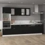 Armario inferior cajón cocina madera ingeniería negro de vidaXL, Armarios de cocina - Ref: Foro24-801221, Precio: 81,31 €, De...
