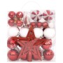 Juego de adornos de navidad de 64 piezas rojo y blanco de , Adornos festivos - Ref: Foro24-330089, Precio: 26,52 €, Descuento: %