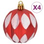 Juego de adornos de navidad de 64 piezas rojo y blanco de , Adornos festivos - Ref: Foro24-330089, Precio: 26,52 €, Descuento: %