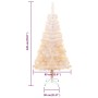 Árbol Navidad artificial puntas iridiscentes PVC blanco 120 cm de , Arboles de navidad - Ref: Foro24-344633, Precio: 21,08 €,...