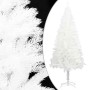 Árbol de Navidad preiluminado con luces y bolas blanco 180 cm de , Arboles de navidad - Ref: Foro24-3077548, Precio: 140,46 €...