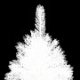 Árbol de Navidad preiluminado con luces y bolas blanco 180 cm de , Arboles de navidad - Ref: Foro24-3077548, Precio: 140,46 €...