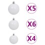 Árbol de Navidad helado con luces, bolas y piñas 180 cm de , Arboles de navidad - Ref: Foro24-3077700, Precio: 75,00 €, Descu...