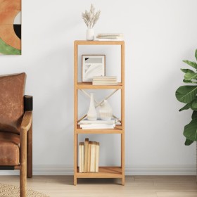 Estantería de 4 niveles madera maciza de roble 40x30x112 cm de , Librerías y estanterías - Ref: Foro24-353815, Precio: 104,91...