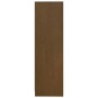 Estantería de madera maciza de pino marrón 70x33x110 cm de , Librerías y estanterías - Ref: Foro24-809957, Precio: 66,94 €, D...