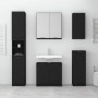 Armario de baño de pared negro 32x20x67 cm de , Tocadores de baño - Ref: Foro24-811296, Precio: 48,24 €, Descuento: %