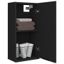 Armario de baño de pared negro 32x20x67 cm de , Tocadores de baño - Ref: Foro24-811296, Precio: 48,24 €, Descuento: %