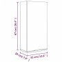 Armario de baño de pared negro 32x20x67 cm de , Tocadores de baño - Ref: Foro24-811296, Precio: 48,24 €, Descuento: %