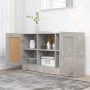 Aparador de madera contrachapada gris hormigón 120x30,5x70 cm de vidaXL, Aparadores - Ref: Foro24-802781, Precio: 92,84 €, De...