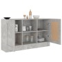 Aparador de madera contrachapada gris hormigón 120x30,5x70 cm de vidaXL, Aparadores - Ref: Foro24-802781, Precio: 92,84 €, De...