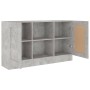 Aparador de madera contrachapada gris hormigón 120x30,5x70 cm de vidaXL, Aparadores - Ref: Foro24-802781, Precio: 92,84 €, De...