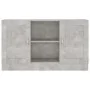 Concrete gray plywood sideboard 120x30.5x70 cm by vidaXL, Sideboards - Ref: Foro24-802781, Price: 89,85 €, Discount: %