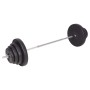 Juego de pesas barra y mancuernas 120 kg de , Peso libre - Ref: Foro24-91406, Precio: 415,53 €, Descuento: %