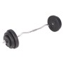 Juego de pesas barra y mancuernas 120 kg de , Peso libre - Ref: Foro24-91406, Precio: 415,53 €, Descuento: %