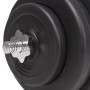 Juego de pesas barra y mancuernas 120 kg de , Peso libre - Ref: Foro24-91406, Precio: 415,53 €, Descuento: %