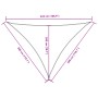 Toldo de vela triangular tela Oxford azul 3x3x4,24 m de , Sombrillas - Ref: Foro24-135557, Precio: 24,68 €, Descuento: %