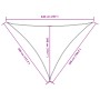 Toldo de vela triangular tela Oxford azul 4x5x6,4 m de , Sombrillas - Ref: Foro24-135569, Precio: 40,16 €, Descuento: %