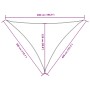 Toldo de vela triangular tela Oxford amarillo 3x4x5 m de , Sombrillas - Ref: Foro24-135613, Precio: 28,68 €, Descuento: %