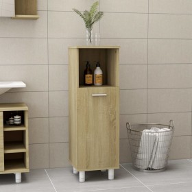Armario de baño madera contrachapada color roble 30x30x95 cm de vidaXL, Muebles de baño - Ref: Foro24-802618, Precio: 57,29 €...