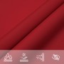 Toldo de vela triangular tela Oxford rojo 3,6x3,6x3,6 m de , Sombrillas - Ref: Foro24-135666, Precio: 31,39 €, Descuento: %