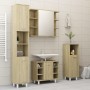 Armario de baño madera contrachapada color roble 30x30x95 cm de vidaXL, Muebles de baño - Ref: Foro24-802618, Precio: 57,29 €...