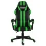 Silla gaming de cuero sintético negro y verde de vidaXL, Sillas de oficina - Ref: Foro24-20521, Precio: 121,58 €, Descuento: %