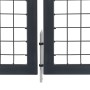 Puerta de valla de jardín con postes acero antracita 350x100 cm de , Puertas de jardín - Ref: Foro24-144399, Precio: 327,06 €...
