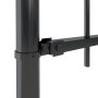 Valla de jardín con puntas de aro acero negro 1,8 m de , Paneles de vallas - Ref: Foro24-144932, Precio: 68,37 €, Descuento: %