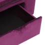 Sofá para perros con cajón felpa borgoña 75x50x38 cm de , Camas para perros - Ref: Foro24-171081, Precio: 112,08 €, Descuento: %