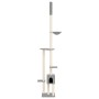 Árbol rascador gatos suelo a techo gris claro 258,5-284,5 cm de , Mobiliario para gatos - Ref: Foro24-171718, Precio: 56,70 €...