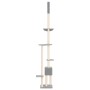 Árbol rascador gatos suelo a techo gris claro 258,5-284,5 cm de , Mobiliario para gatos - Ref: Foro24-171718, Precio: 56,70 €...