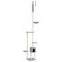 Árbol rascador gatos suelo a techo gris claro 258,5-284,5 cm de , Mobiliario para gatos - Ref: Foro24-171718, Precio: 56,70 €...