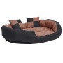Cojín para perro reversible y lavable negro marrón 110x80x23cm de , Camas para perros - Ref: Foro24-171221, Precio: 69,10 €, ...