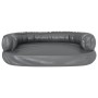 Cama para perros de espuma cuero sintético gris 88x65 cm de , Camas para perros - Ref: Foro24-171318, Precio: 84,43 €, Descue...