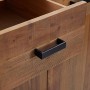 Zapatero de madera maciza de pino 75x40x110 cm de , Zapateros y organizadores de calzado - Ref: Foro24-349933, Precio: 261,75...
