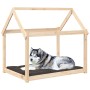 Cama para perros madera maciza de pino 111x80x100 cm de , Camas para perros - Ref: Foro24-822217, Precio: 86,33 €, Descuento: %