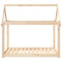 Cama para perros madera maciza de pino 111x80x100 cm de , Camas para perros - Ref: Foro24-822217, Precio: 86,33 €, Descuento: %