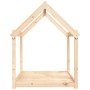Cama para perros madera maciza de pino 111x80x100 cm de , Camas para perros - Ref: Foro24-822217, Precio: 86,33 €, Descuento: %