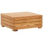 Reposapiés seccional con cojín madera maciza de acacia de , Sofás modulares de exterior - Ref: Foro24-46691, Precio: 126,52 €...