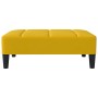 Reposapiés de terciopelo amarillo 78x56x32 cm de , Otomanas - Ref: Foro24-337735, Precio: 66,45 €, Descuento: %