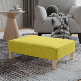 Reposapiés de tela verde 78x56x32 cm de , Otomanas - Ref: Foro24-337806, Precio: 80,03 €, Descuento: %