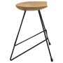 Taburetes de cocina 2 unidades madera de teca maciza de , Taburetes y sillas plegables - Ref: Foro24-285202, Precio: 117,72 €...