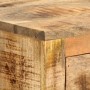 Aparador con ruedas de madera maciza de mango 70x40x75 cm de , Cajoneras - Ref: Foro24-285829, Precio: 218,43 €, Descuento: %