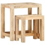 Juego de mesitas auxiliares 2 piezas madera maciza de mango de , Mesas auxiliares - Ref: Foro24-285881, Precio: 124,56 €, Des...