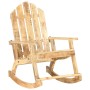 Mecedora de jardín de madera maciza de mango de , Mecedoras - Ref: Foro24-285883, Precio: 138,93 €, Descuento: %