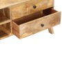 Mueble para TV de madera maciza de mango 97x35x47 cm de , Muebles TV - Ref: Foro24-286262, Precio: 156,17 €, Descuento: %