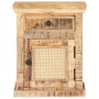 Mesita de noche madera maciza mango y caña natural 40x30x50 cm de , Mesitas de noche - Ref: Foro24-289088, Precio: 91,80 €, D...